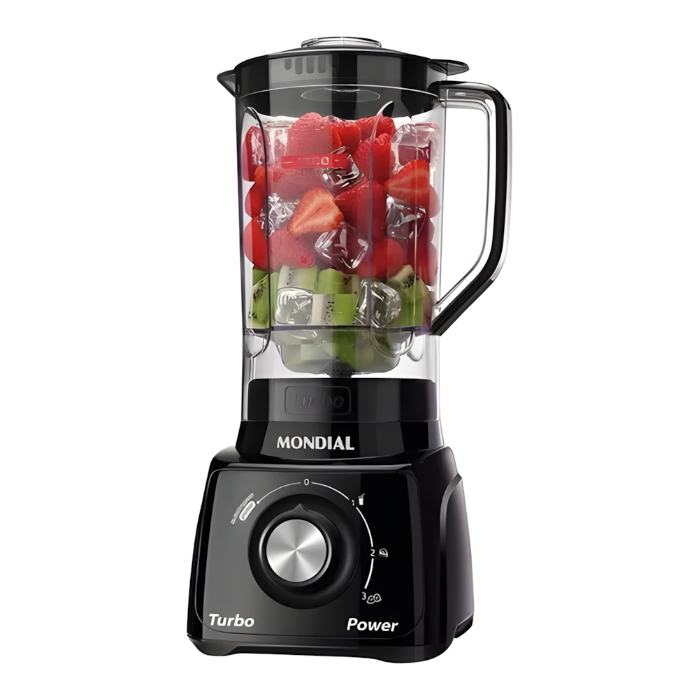 Foto de Liquidificador Mondial L‑99 Turbo 550 W 3 Velocidades, categoria Geral, oferta na Promotina