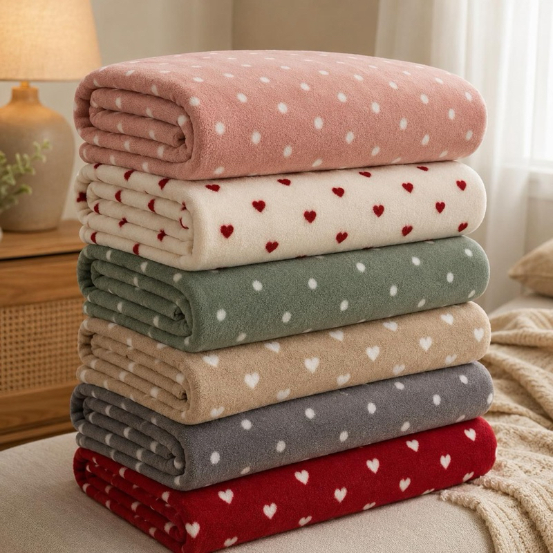 Foto de Manta Cobertor Casal Queen Mantinha Inverno Microfibra Plush Antialérgico Quentinho Estampada Poá, categoria Geral, oferta na Promotina