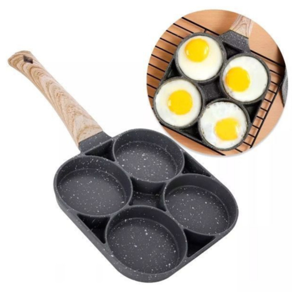 Foto de Frigideira Antiaderente 4 Partes Ovo Hambúrguer, categoria Geral, oferta na Promotina