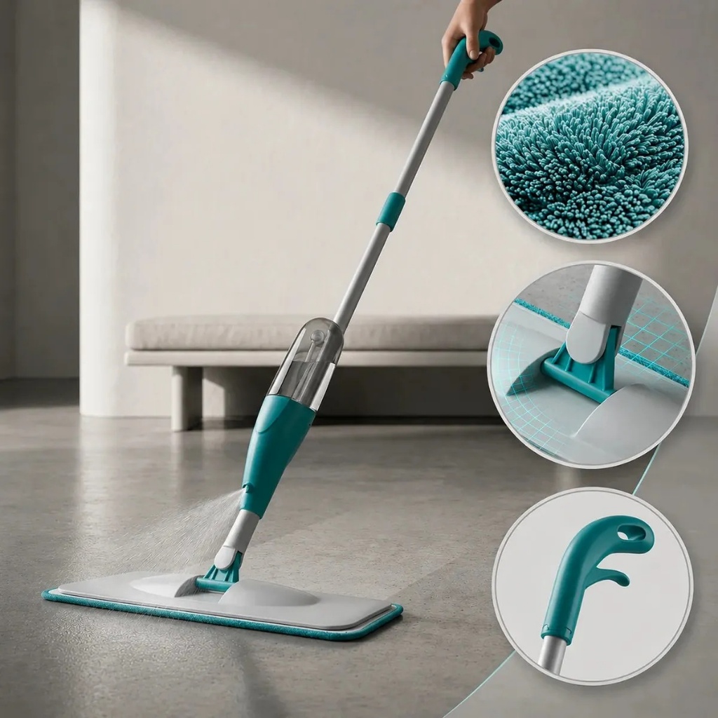 Foto de Mop Spray Com Reservatório Esfregão Vassoura Mágica, categoria Geral, oferta na Promotina